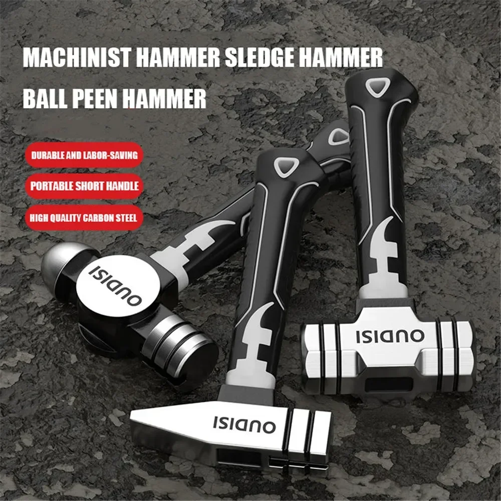 Mini Hammer Solid Wood Short Handle Octagonal Hammer Round Head Hammer High  Carbon Steel Small Hammer Manual Hardware Tool - AliExpress