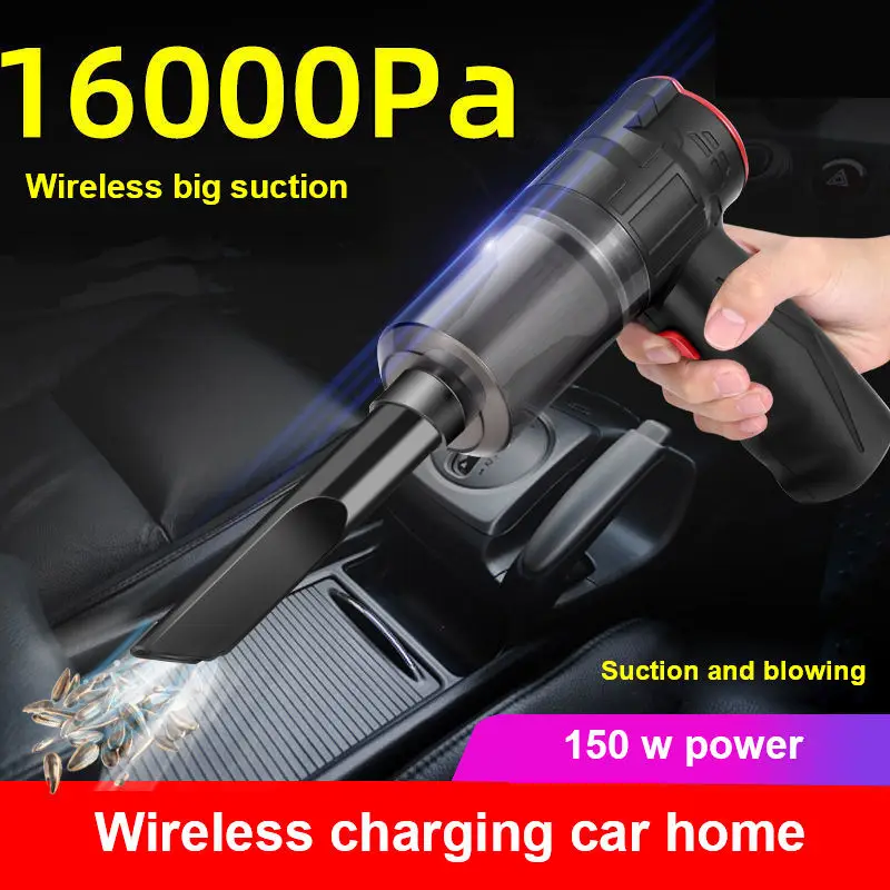 16000Pa Car Vacuum Cleaner Wireless Powerful Suction Vacuum Cleaner Handheld Portable Mini Vacuum Cleaner For Auto Interior Home-animated-img