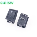 5 pcs/lot KCD1 15*21mm 2 Pin 250V 3A 6A Boat Switch 8.5*13.5mm  Snap-in SPST ON OFF Rocker Position Switch preview-3