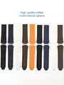 Soft Comfortable Rubber Watchbands for Hublot Yubo Big Bang Convex Interface 26x19mm 24x17mm high-quality Silicone Watch Strap