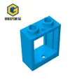 Gobricks GDS-783 מסגרת חלון 1x2x2 תואם 60592 ילדים מרכיבים אבני בניין חלקים צעצועים יצירתיים חינוכיים