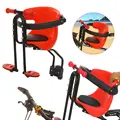 30kg Weight Capacity Child Bike Seat Bicycle Kids Front Mounting Safe Protectio Seat with Handrail Pedal Bikes Seat Front Mount