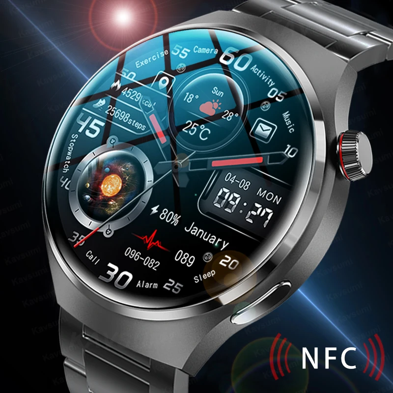 For Huawei Watch 4 Pro NFC Smart Watch Men GT4 Pro AMOLED 360*360 HD Screen  Blood Sugar BT Call IP68 Waterproof SmartWatch 2023 - AliExpress