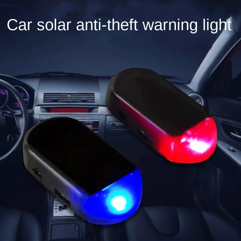CAR ALARM LIGHT anti theft Flash Warning Light Caution Solar Power