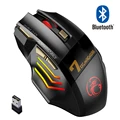 עכבר אלחוטי Bluetooth Gamer עכבר מחשב עכבר משחקים עכבר ארגונומי נטען 5500 dpi עכברים שקטים למחשב נייד