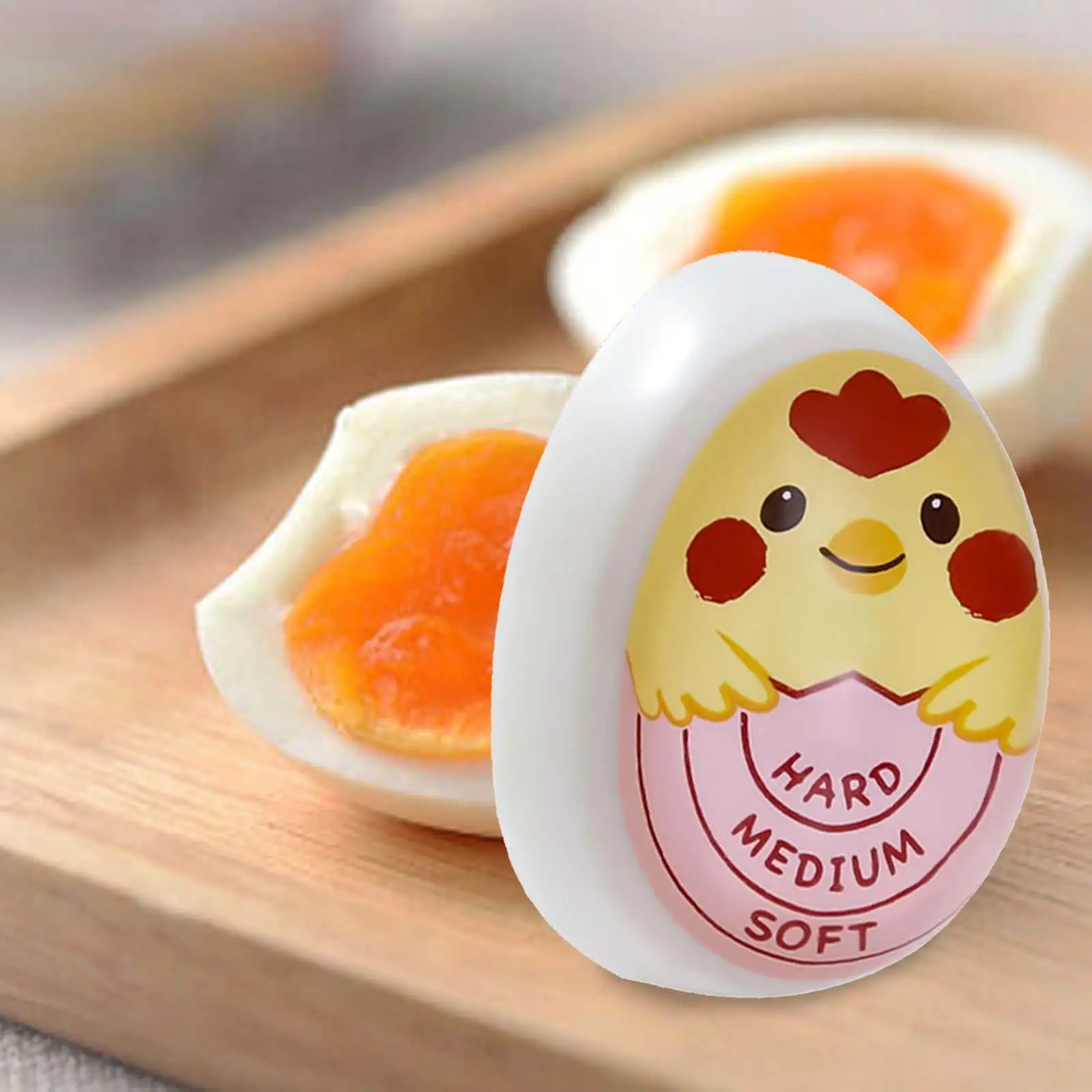 Egg Boiler Timer Colour Changing Cooking Tool Egg Cooking Indicator for Home-animated-img