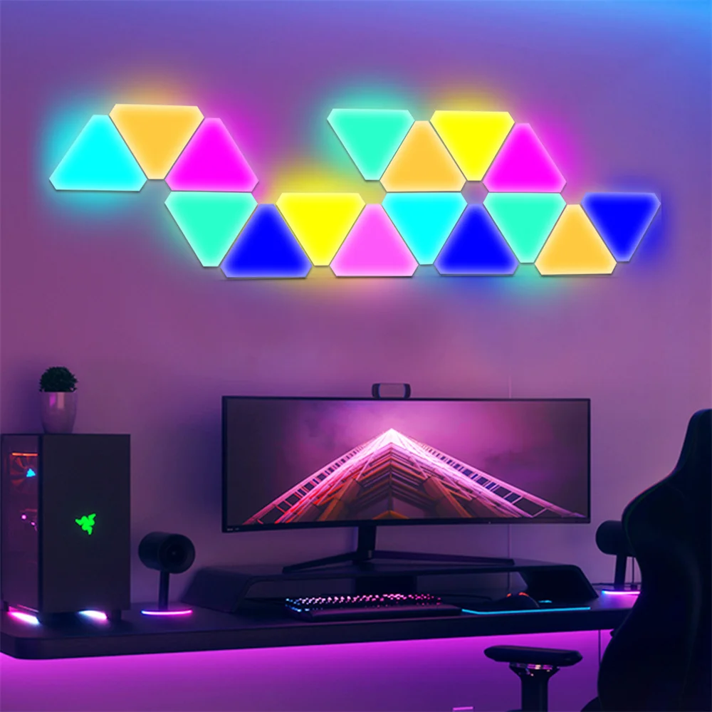 Panneau LED Triangulaire RGB
