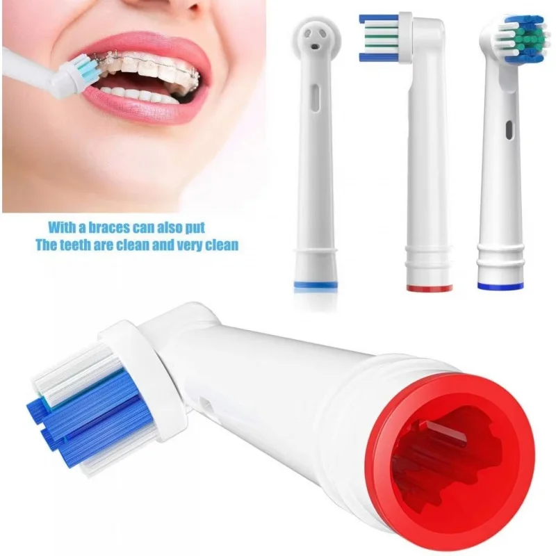 4PCS SB-17A Soft Dupont Bristle Vitality Precision Cleaning Pro HealthTooth Brush Head Compatible For Oral B preview-3