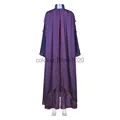 2024 Women Agatha Costume Fancy Halloween Witch Harkness Cosplay Purple Dress With Cloak Suit Ladies Carnival Party Outfits preview-3