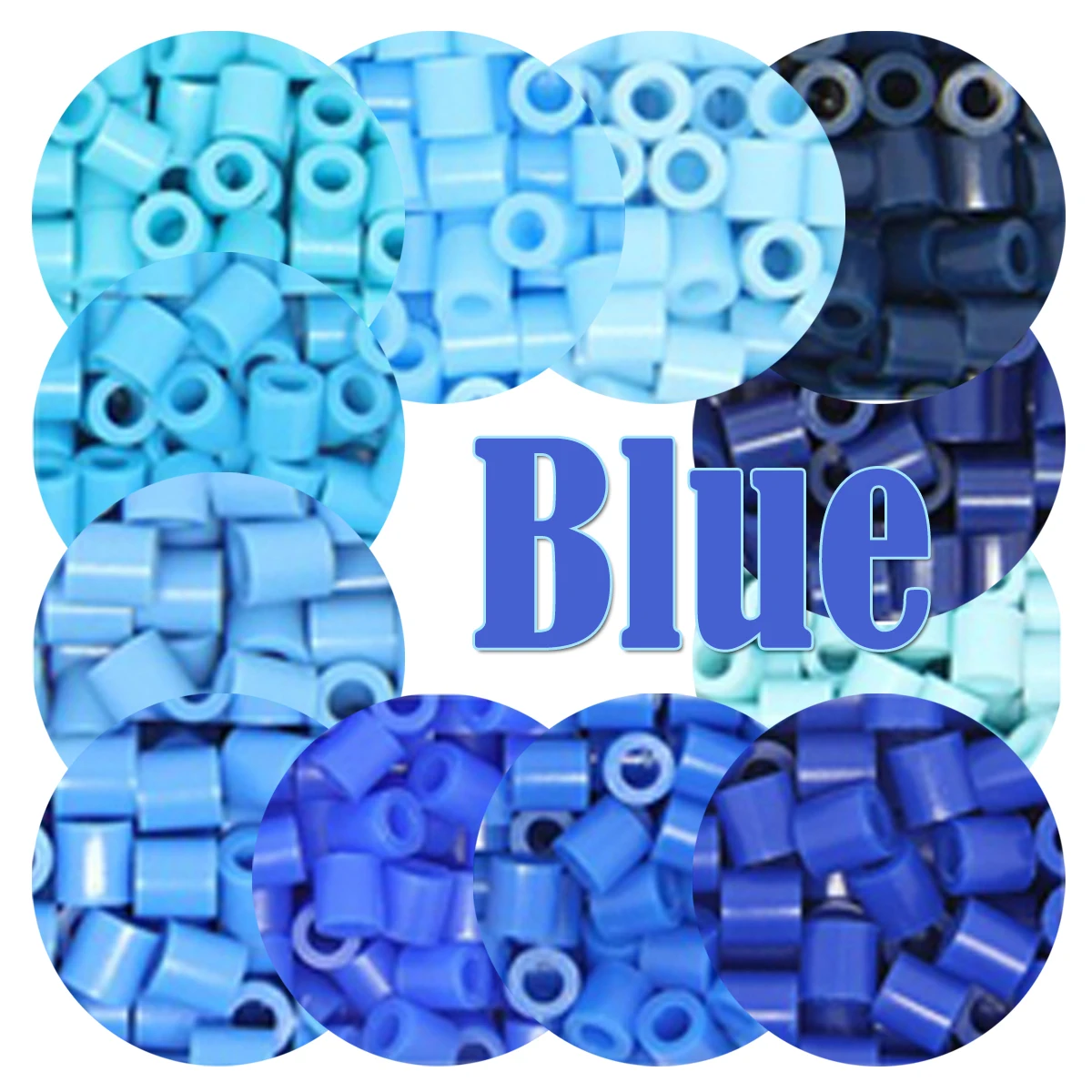 Blue Color 5mm 1000PCS YantJouet Hama Beads for Kids Iron Fuse Beads Diy Puzzles Pixel Art Gift Children Toy-animated-img