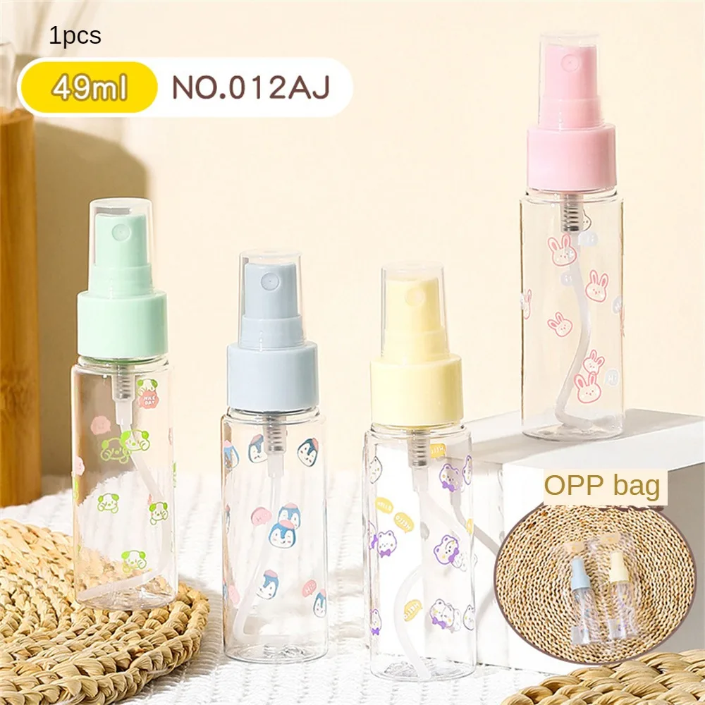 Cartoon 1PC Portable Empty Spray Disinfectant Bottles Refillable Bottles Travel Transparent Plastic Osmetic Beauty Bottle-animated-img