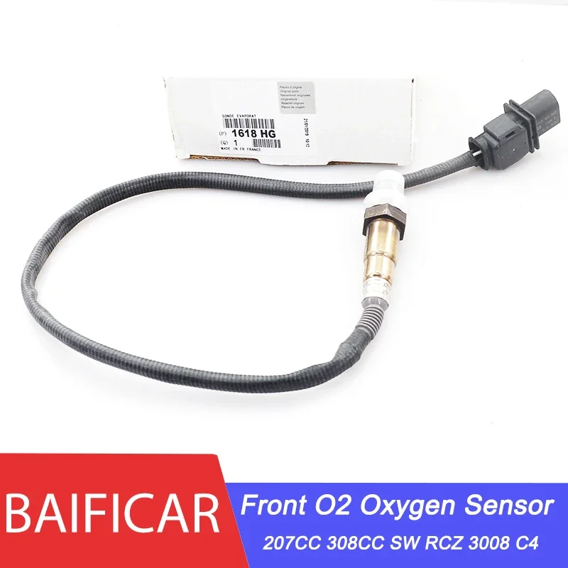 Baificar New Genuien 5 Wire Front O2 Oxygen Sensor 1618 HG 1618V0 1618LL For Peugeot 207CC 308CC SW RCZ 3008 Citroen C4 1.6T-animated-img