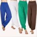 New Casual Loose Leisure Dance Long Modal Pants Loose Sports Pants Soft Women Solid Bloomers Fitness Sports Yoga Pantss