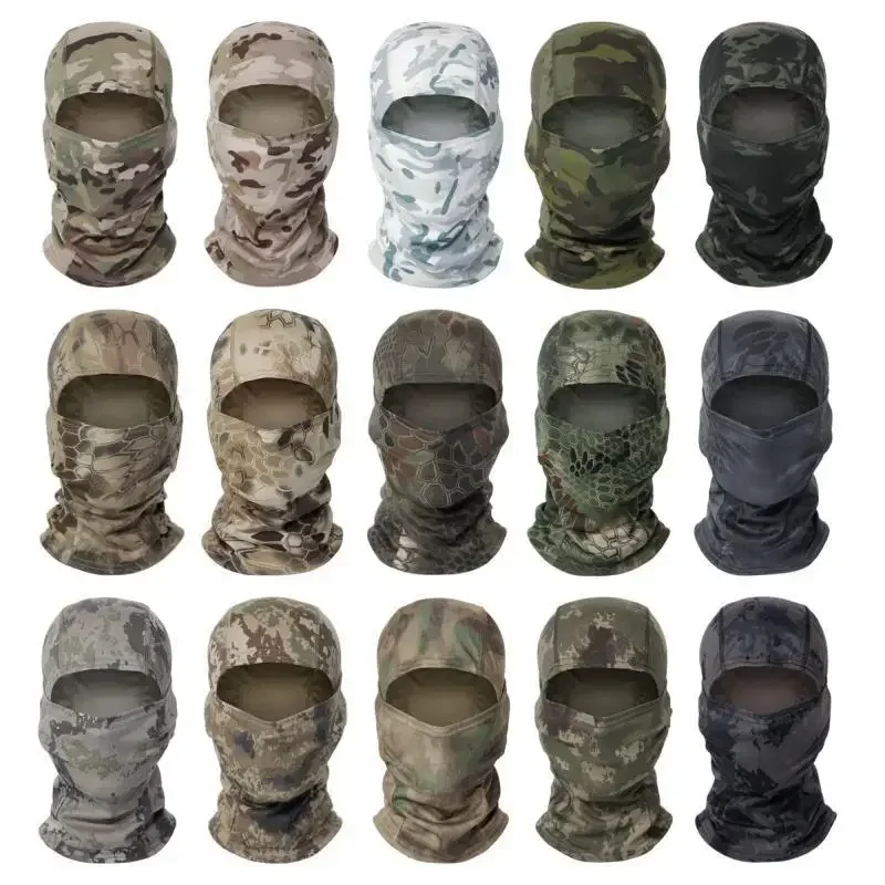 Camouflage Balaclava Full Face Mask Ski Bike Cycling Head Cover Scarf Quick Dry Mesh Outdoor Riding Mask Airsoft Cap Men-animated-img