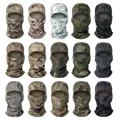 Camouflage Balaclava Full Face Mask Ski Bike Cycling Head Cover Scarf Quick Dry Mesh Outdoor Riding Mask Airsoft Cap Men