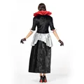 Halloween Costumes for Women Victorian Style Queen Vampire Costume with Ruffled Sleeves preview-4