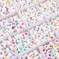 1200pcs/Box Acrylic English Alphabet Letter Beads Kits With Stretch Cords For Name Bracelets Jewelry Making Acrylic Beads Box preview-4