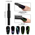 Nail Art Magnetic Stick Wand Pen Set for 3D Cat Eye Gel Painting Nails Art Magnet Wand UV Gel Polish Magic Manicure Tools preview-4