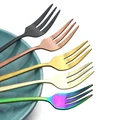 30-Piece Matte Stainless Steel Tableware Knife, Fork and Spoon preview-5