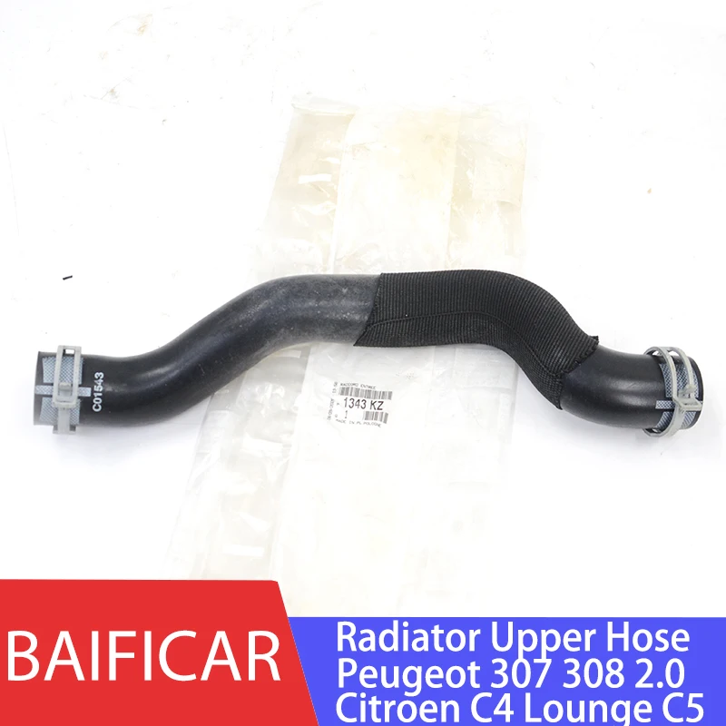 Baificar Brand New Genuine Radiator Upper Hose 1343KZ For Peugeot 307 308 2.0 Citroen C4 Lounge C5-animated-img