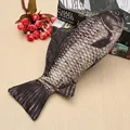 Pencil Bag Carp Pen Bag Realistic Fish Shape Make-up Pouch Pen Pencil Case With Zipper Back To School Pencil Pouch Pen Bag preview-3