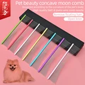 superior quality Pet Concave Moon Comb Comb, Deep Picking Hair, Fluffy Pet Teacher Beauty Arc Comb, Designed to Fit Pet Curves