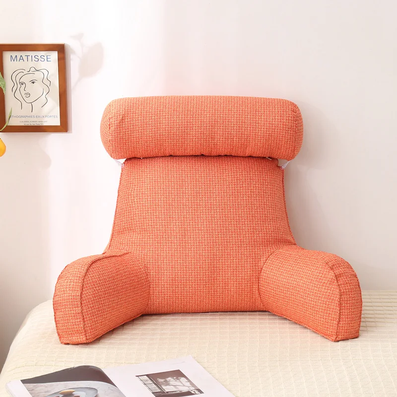 Reading Pillow Office Sofa Bedside Back Cushion Bed Lumbar Support Cushions  Backrest Backs Rest Pain Relief Pillows