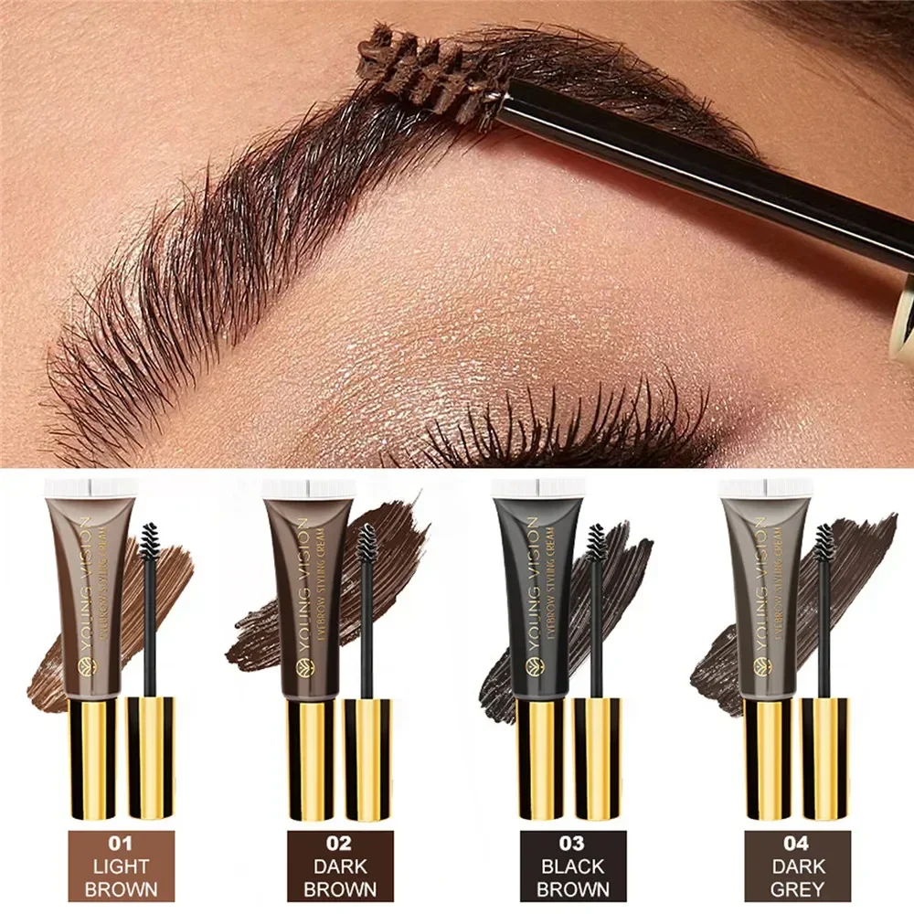 Eyebrow Gel Peel Off Natural Tinting Tattoo Waterproof Long Lasting Eye Cream Coloring Eyebrow Glue Quick Dry Brow Makeup-animated-img