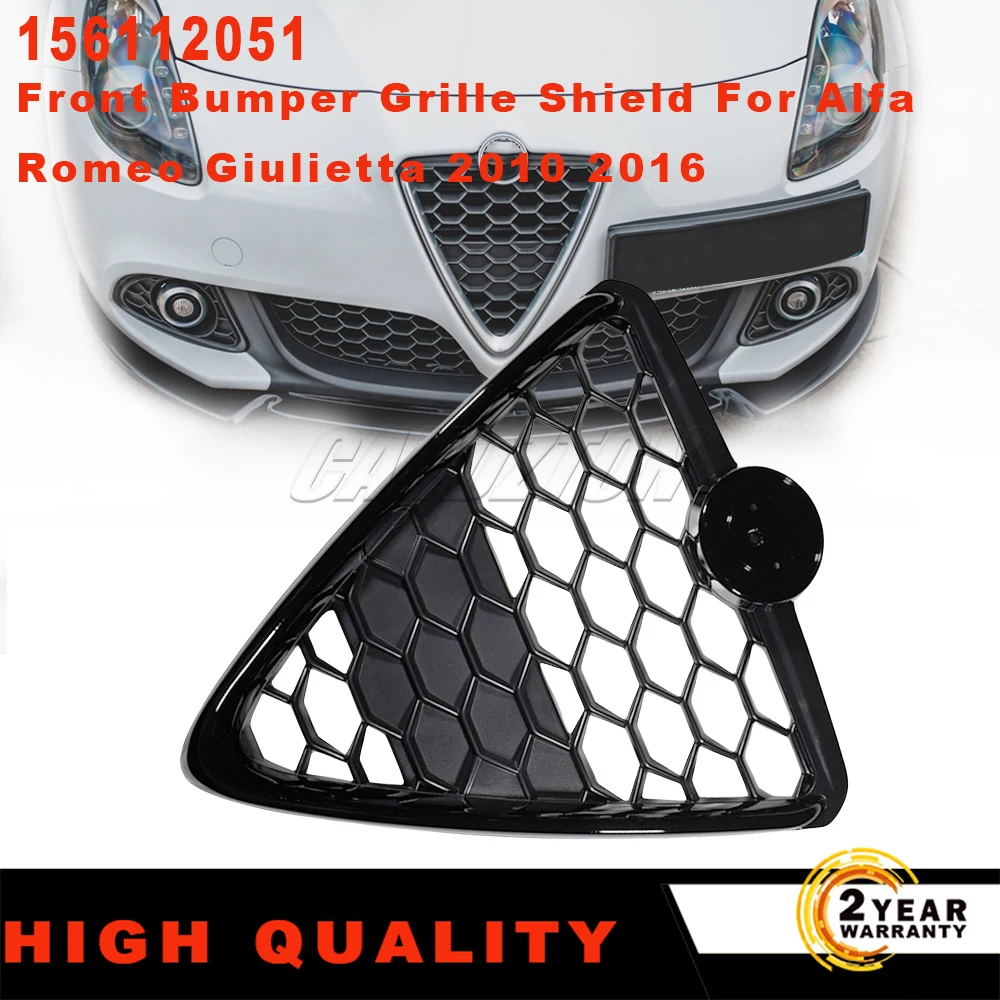 Front Bumper Grille Shield Honeycomb Mesh Grill Racing Air Intake RADIATOR GRILL 156112051 For Alfa Romeo Giulietta 2010 2016-animated-img