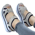 Woman Sandals Shoes Summer Outdoor Women Shoe Retro Shoes Woman Wedge Walking Shoes Open Toe Footwear Sandal Women Female preview-2