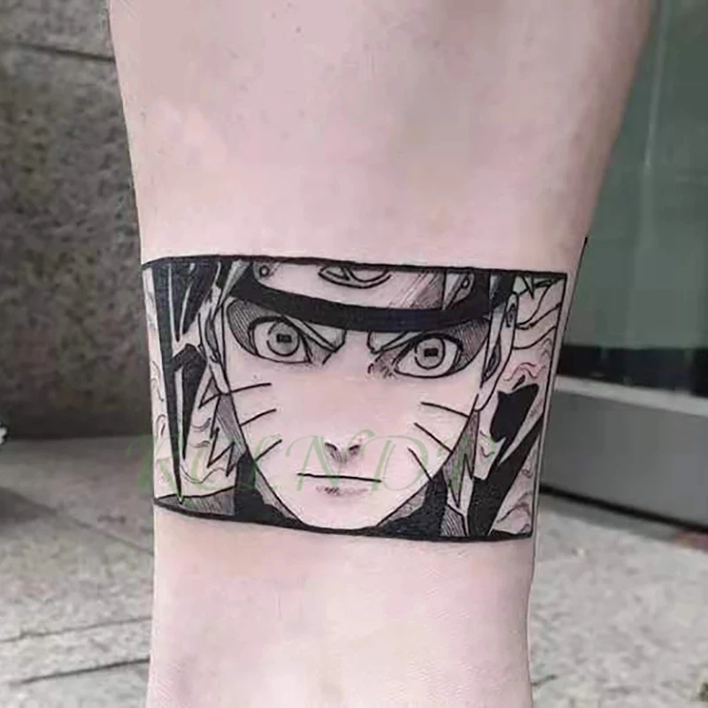 Big Size Anime Gaara Temporary Tattoos Waterproof Art Long-Lasting Body Arm  Cosplay Cartoon Fake Tatto Sticker for Women Man - AliExpress