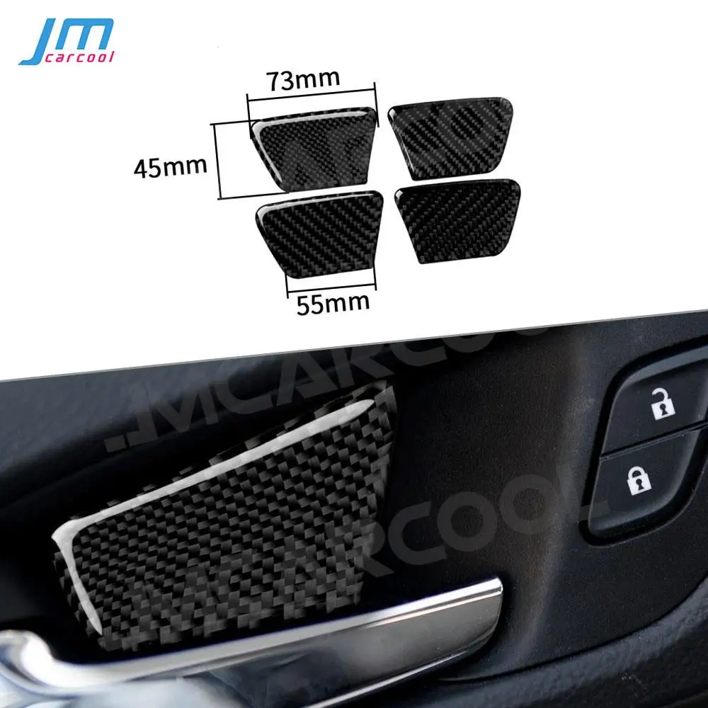 Carbon Fiber Interior Door Handle Bowl Trim Cover Sticker For Chevrolet Cruze 2009-2015 Car Accessories-animated-img