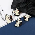 4 pcs Cartoon Animal Breast Brooch Set Funny Mimikyu Enamel Pin Wallet Backpack Clothes Jewelry Metal Emblem Accessories Gift preview-3