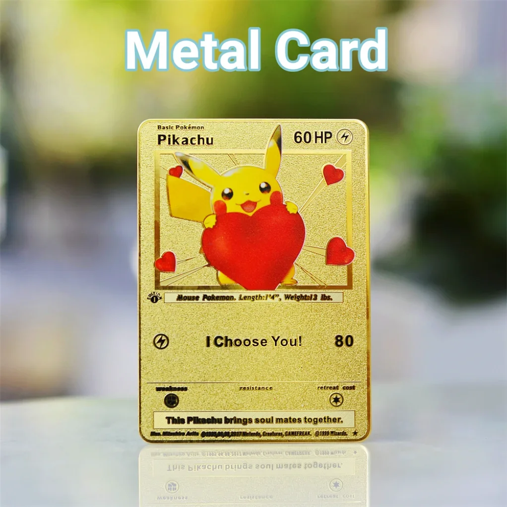 2022Spanish Pokémon Cards Metal Pokemon Letters Spanish Pokemon