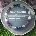 Natural Stone Crystal Beads Bracelet for Women Unisex 7 Chakra Energy Protection Healing Prosperity Bangle Good Luck Jewelry preview-2