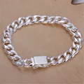 925 Sterling Silver Exquisite Solid Chain Bracelet Fashion Charm Women Men Solid Wedding Cute Simple Models Jewelry preview-2