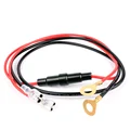 60cm Cigarette Lighter USB Charger Socket Cable Wiring Harness Cord With 10A Fuse for Car Marine Motorcycle ATV RV