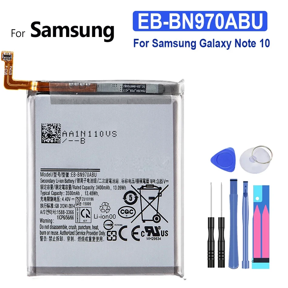 EB-BN970ABU Replacement 3500mAh Battery For Samsung Galaxy Note 10 Note X Note10 NoteX Note10 5G SM-N970 N970W N970F  + Tools-animated-img