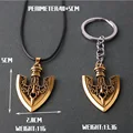 Anime JOJOS BIZARRE ADVENTURE Necklace Keychain Kujo Jotaro Cosplay Arrow Metal Pendant Chain Choker Charm Gifts Jewelry Collar preview-4