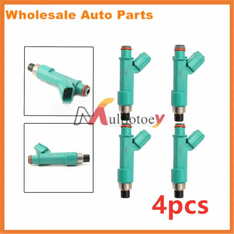 4PCS Fuel Injectors 23250-28080 23209-28080 For Toyota Scion Camry RAV4 Corolla 23250-0H060 23209-0H060-animated-img