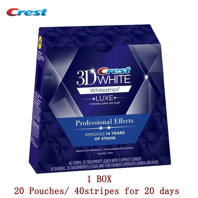 crest 3d white luxe whitestrip teeth whitening kit