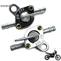 55mm X 6mm Universal Inline Petcock Motorcycle/Quad/Lawnmover Petrol Fuel Tap Anti-aging Anti-corrosive Leak Proof Rubber Silver