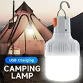60W Emergency Light Outdoor Camping Supplies Outdoor USB Rechargeable LED Light Bulb Lantern Hiking Sports Entertainment