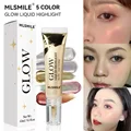 1pc Liquid Highlighting Illusion Pearlescent Eyeshadow Face Full Body Brightening Multi-Functional Makeup Retouching Highlighter preview-2