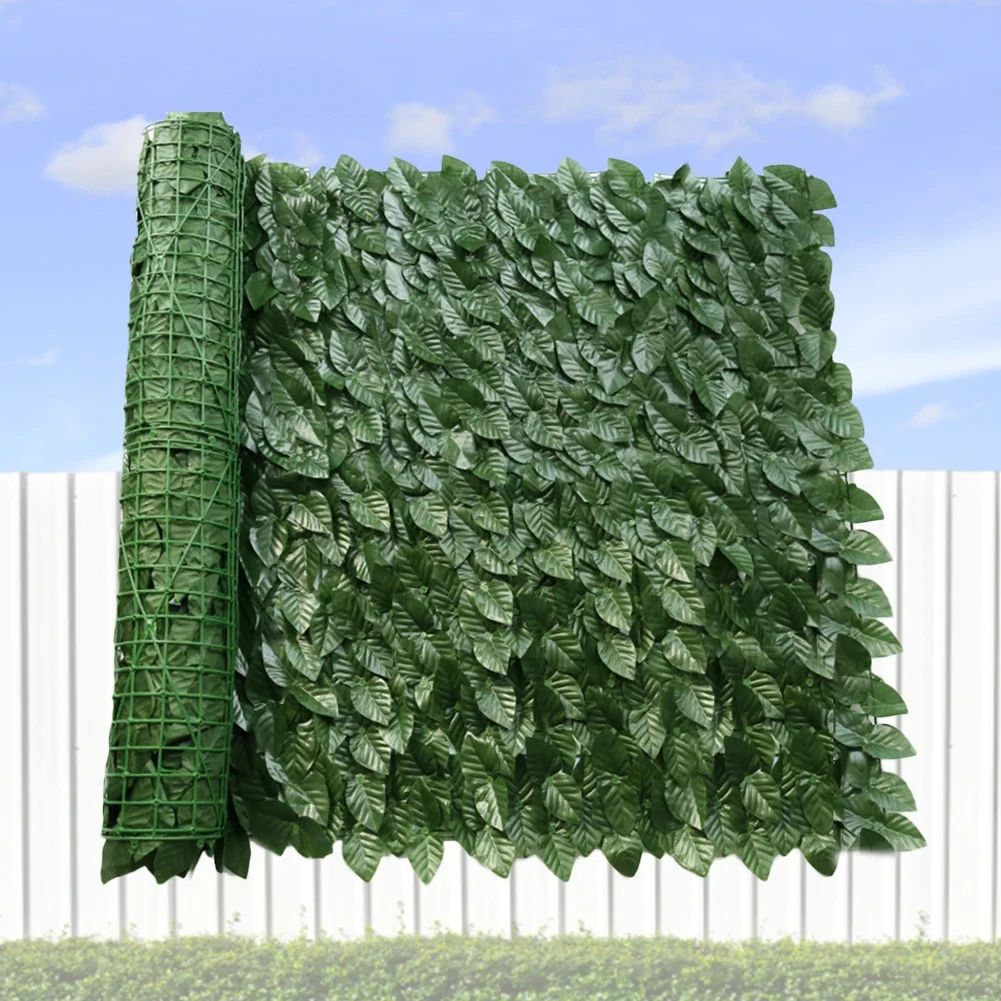 Artificial Ivy Hedge Green Leaf Fence Panels Faux Privacy Fence Screen for Home Outdoor Garden Balcony Multifunctional Decor-animated-img