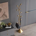 Home Living Room Coat Rack Floor Standing Gold Coat Rack Metal Coat Rack With Hooks Entryway Furniture preview-5