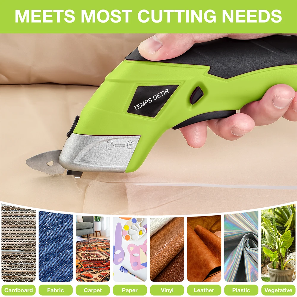 Cordless Electric Scissors Cardboard Cutter Rechargeable Electric