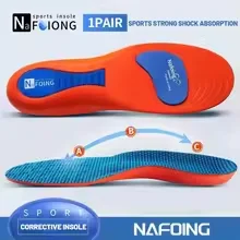 Orthotic Insole Arch Support Flatfoot Running Insoles for Shoes Sole Orthopedic Insoles for Feet Ease Pressure Sweat Wicking-animated-img