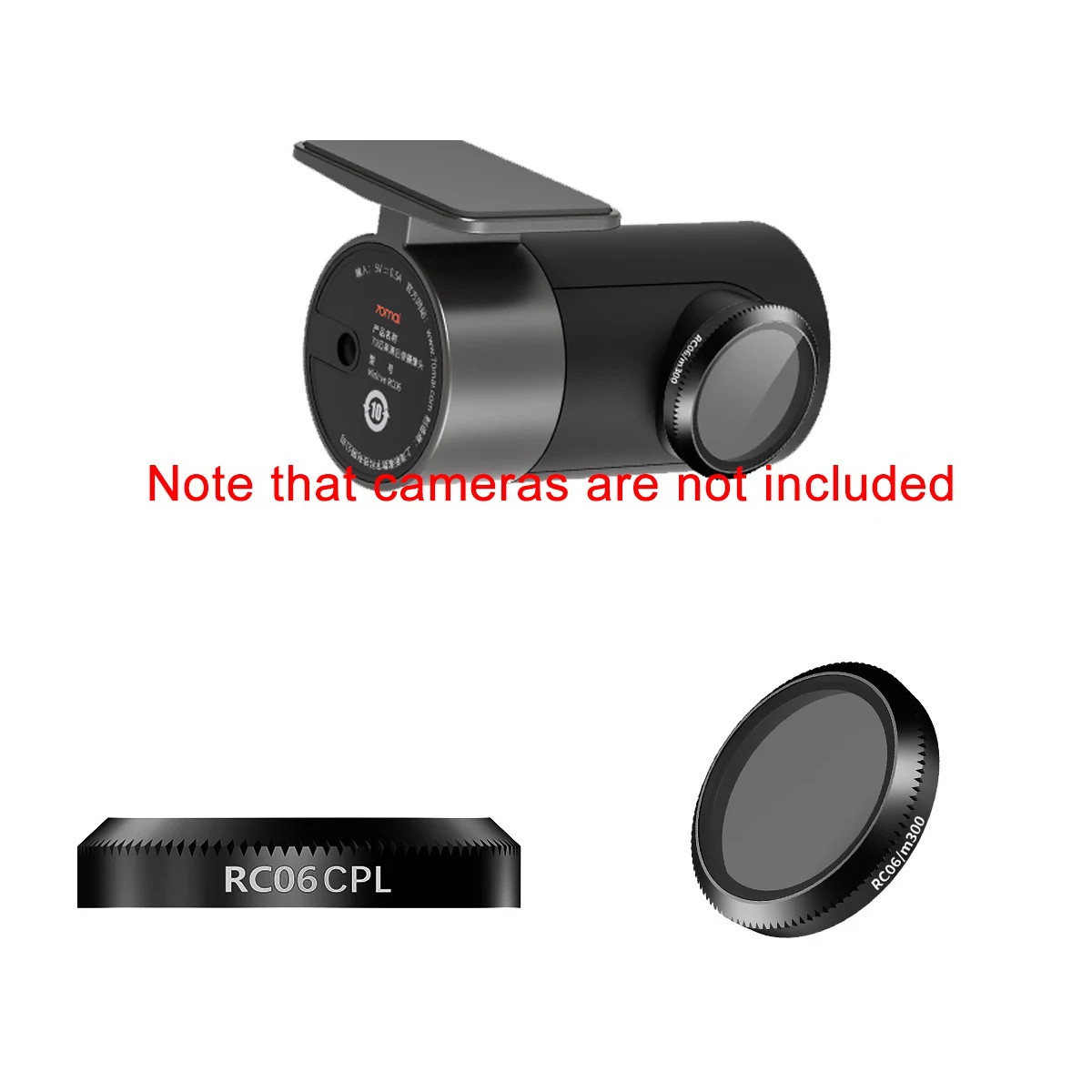 Eliminate reflective CPL For original xiao mi 70 mai Dash Cam pro Circular  CPL