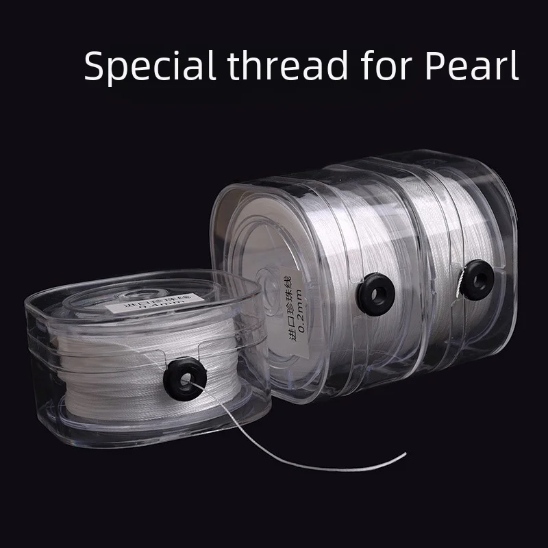 Special Pearl Necklace Diy Jewelry Accessories White Thread Handmade Bead Bracelet Thread Wear-resistant Fine-animated-img